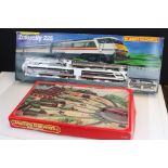 Two boxed Hornby OO gauge electric train sets to include R696 InterCity 125 with locomotive, 3 x