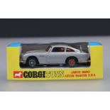 Boxed Corgi 270 James Bond 007 Aston Martin DB5 diecast model, complete and excellent with sealed