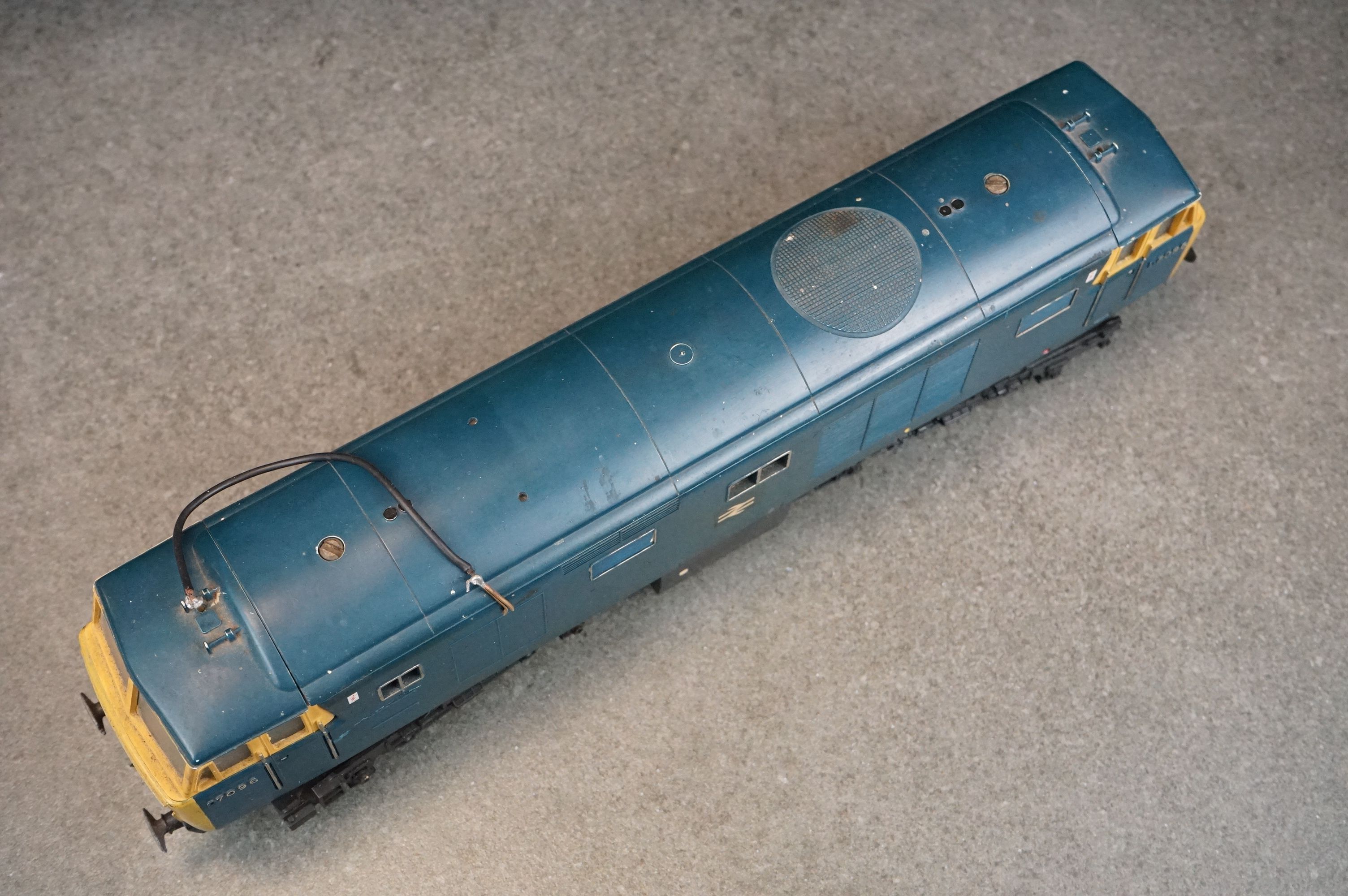 Kit built O gauge D7096 BR Diesel locomotive, plastic & metal, unmarked, made in England, showing - Image 5 of 6