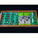 Subbuteo - Two boxed Zombie teams to include 197 Leyton Orient & 308 plus 4 x teams without outer