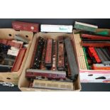 70 O gauge items of rolling stock to include various makers and kit built examples, plastic, metal