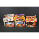 Six Boxed Dinky Toys vintage diecast model cars and other vehicles to include 206 Customised