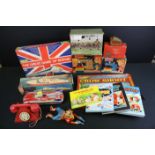 Quantity of toys & board games to include boxes MS Yacht Remo, 4 x Tin Plate, boxed Vulcan