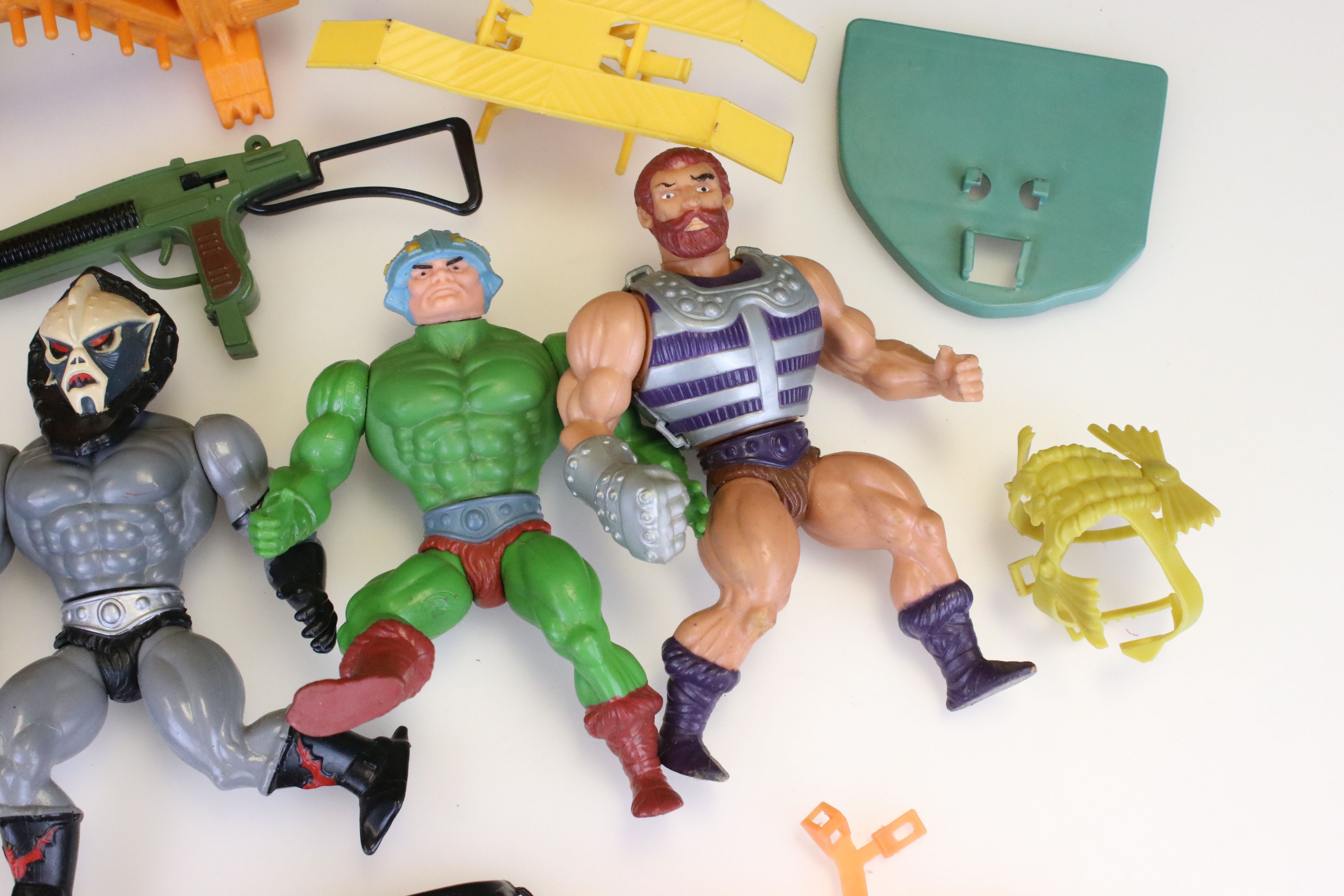 Eight 80s figures to include Thundercats (Panthro), He-Man (Man At Arms, Mer Man, Zodac, Fisto, - Image 9 of 13