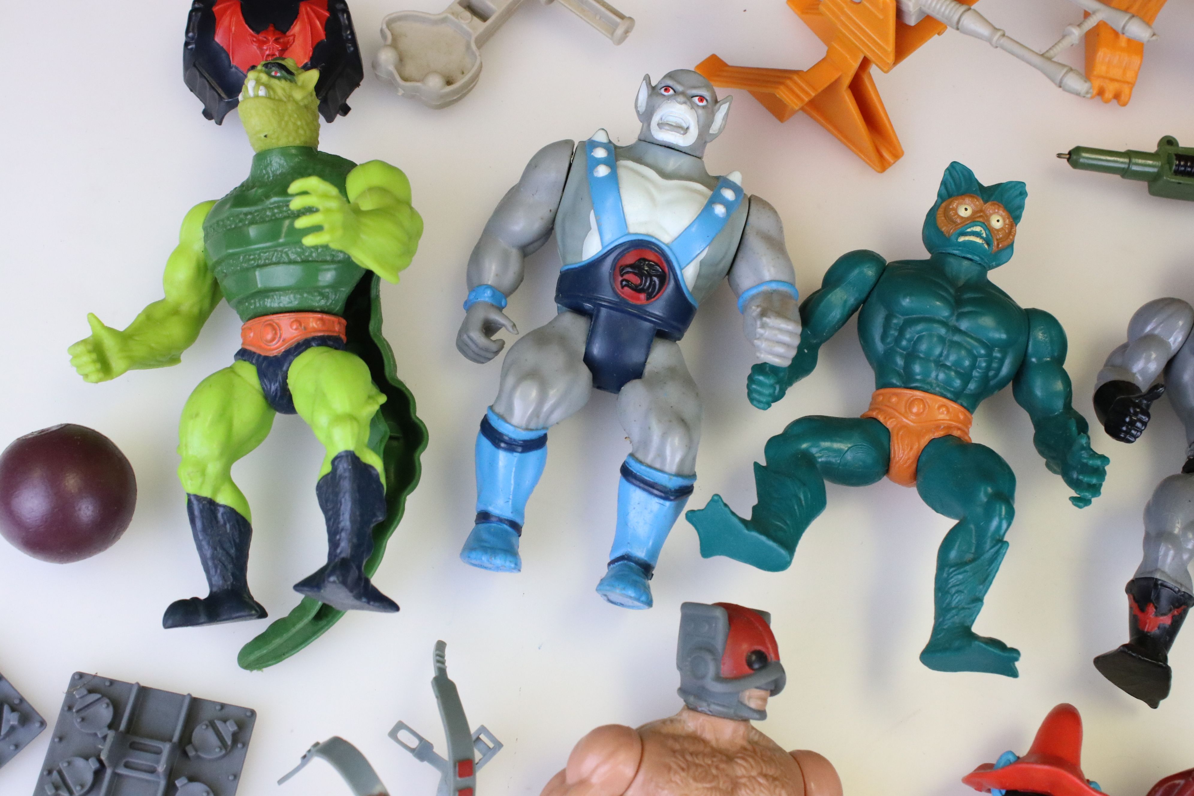 Eight 80s figures to include Thundercats (Panthro), He-Man (Man At Arms, Mer Man, Zodac, Fisto, - Image 11 of 13