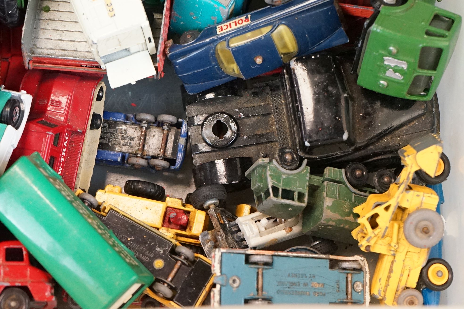 Quantity of 60/70s play worn diecast models to include Matchbox, Dinky, Budgie and Corgi to - Image 9 of 9