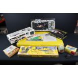 Group of toys to include a boxed Brimtoy OG 946 King Size model railway, boxed 1/16 Entex RC Porsche