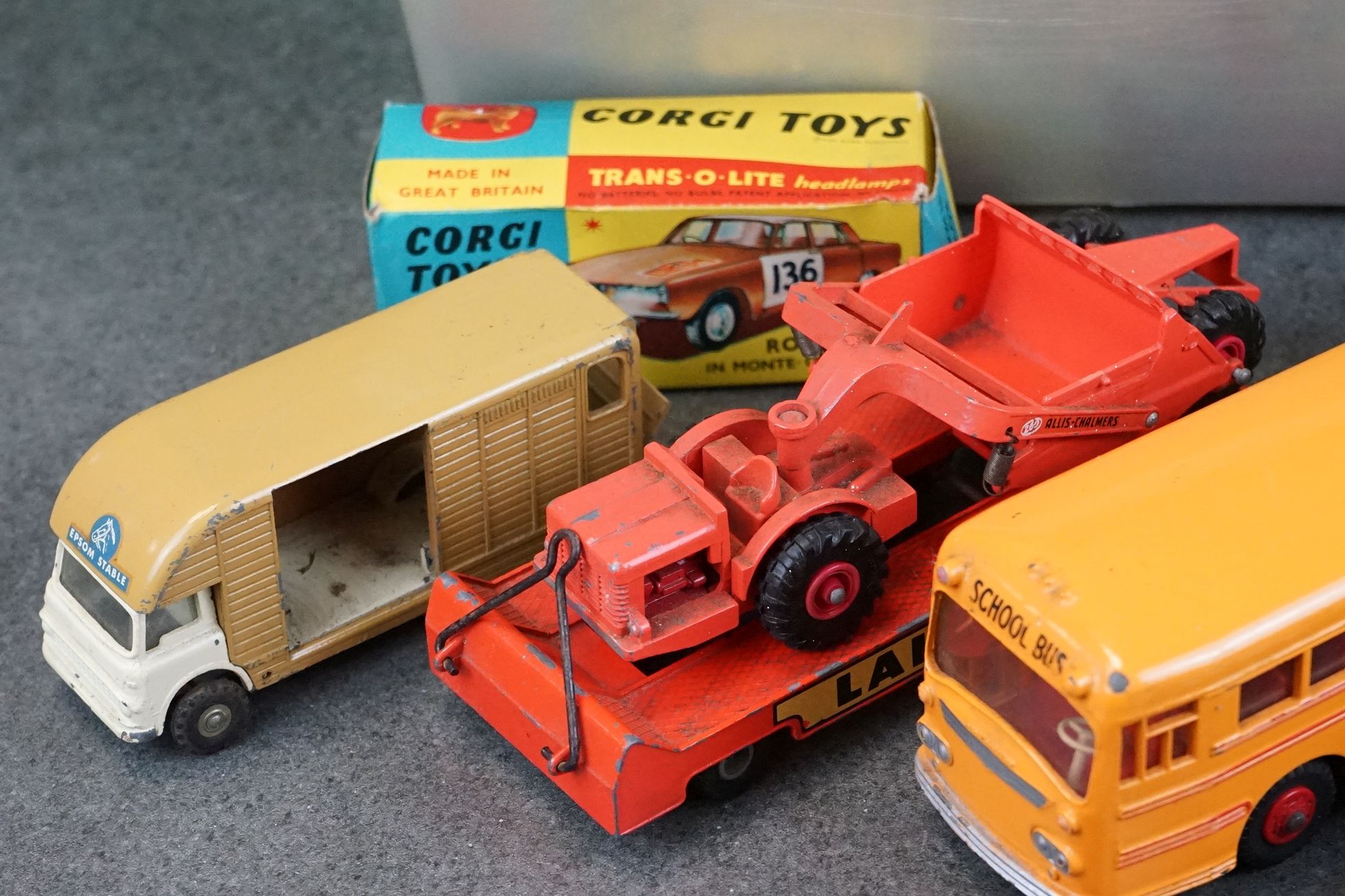 Quantity of 60/70s play worn diecast models to include Matchbox, Dinky, Budgie and Corgi to - Image 2 of 9