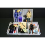 Five Marx figures all contained in separated plastic boxes to include 4 x Knights & Vikings and a