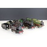 Five O gauge locomotives to include 4 x Hornby & 1 x marked MLL, all showing play wear, 2 x with