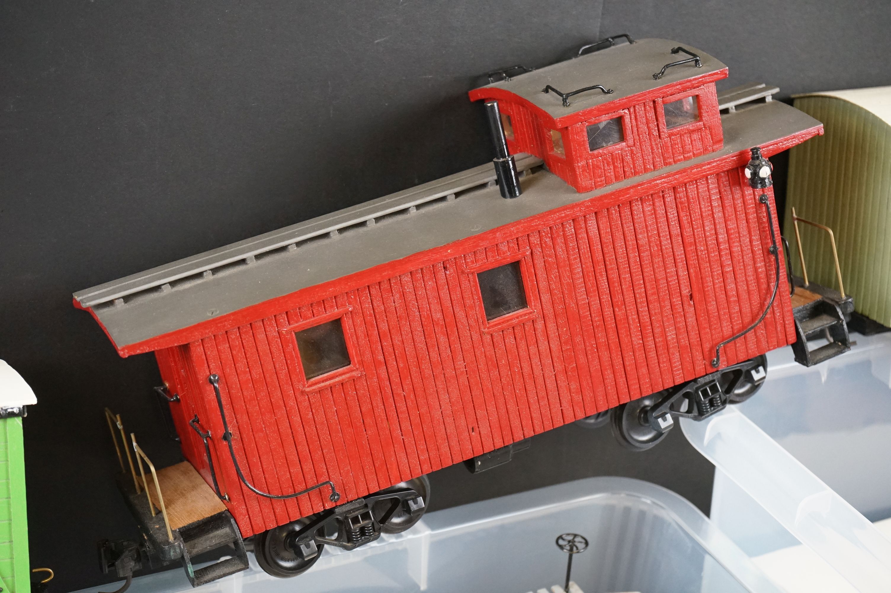 20 kit & scratch built wooden G scale items of rolling stock - Image 2 of 7