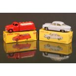 Two boxed Dinky diecast models to include 440 Mobilgas Tanker and a French 547 PL17 Panhard in