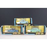 Three boxed Triang Spot On diecast models to include 184 Austin A60 in turquiose, 278 Mercedes 230