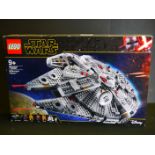Lego - Boxed Star Wars 75257 Millennium Falcon set, unopened and sealed