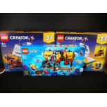 Lego - Three boxed sets to include 2 x Creator 31109 3 in 1 and Lego City 60265 City Ocean
