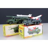 Two boxed Dinky military diecast models to include 665 Honest John Missile Launcher and 620