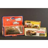 Three boxed military diecast models to include Crescent 1264 Scorpion Tank, Solido 228 Jagdpanther