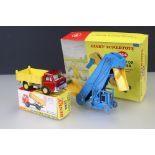 Two boxed Dinky diecast models to include Supertoys 964 Elevator Loader and 438 Ford D800 Tipper