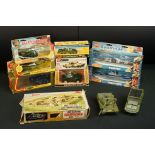 Five boxed military diecast models to include Dinky 602 Armoured Command Car, Britains 9781