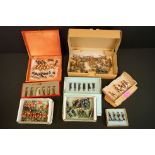 Collection of assorted metal soldiers and sailors to include 6 Britains French guardsmen, 6 Britains