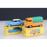 Two boxed French Dinky diecast models to include 563 Pick Up Estafette Renault in orange with