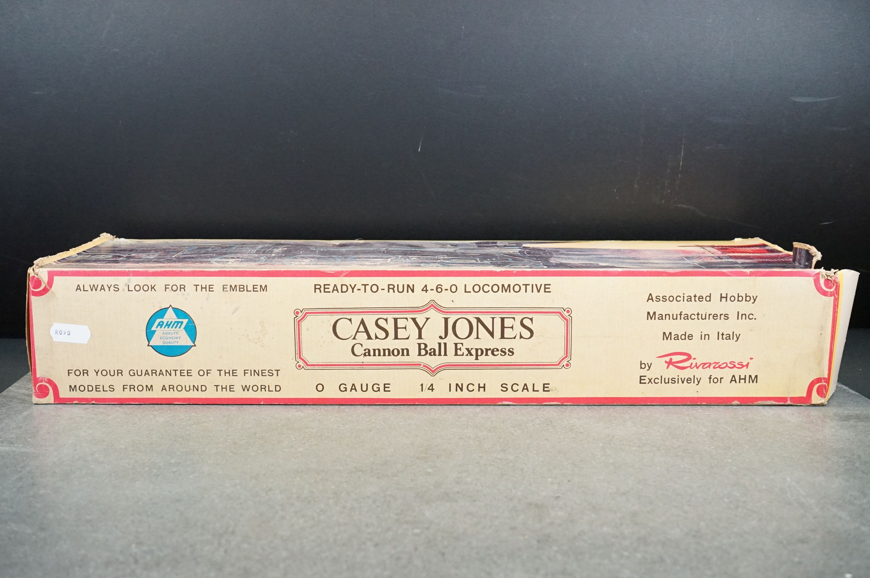 Boxed Rivarossi for AHM O gauge 6995 Casey Jones Cannon Ball Express 4-6-0 7201 BU Locomotive, box - Image 10 of 11