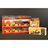 Four boxed Dinky diecast models to include 2 x Convoy Series 399 Convoy Skip Truck, Farm Truck &