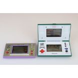 Retro Gaming - Two Nintendo Game & Watch handheld games to include Zelda and Snoopy Tennis