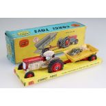 Boxed Corgi Gift Set 29 Massey Ferguson 65 Tractor and Tipper Trailer diecast model with farmer