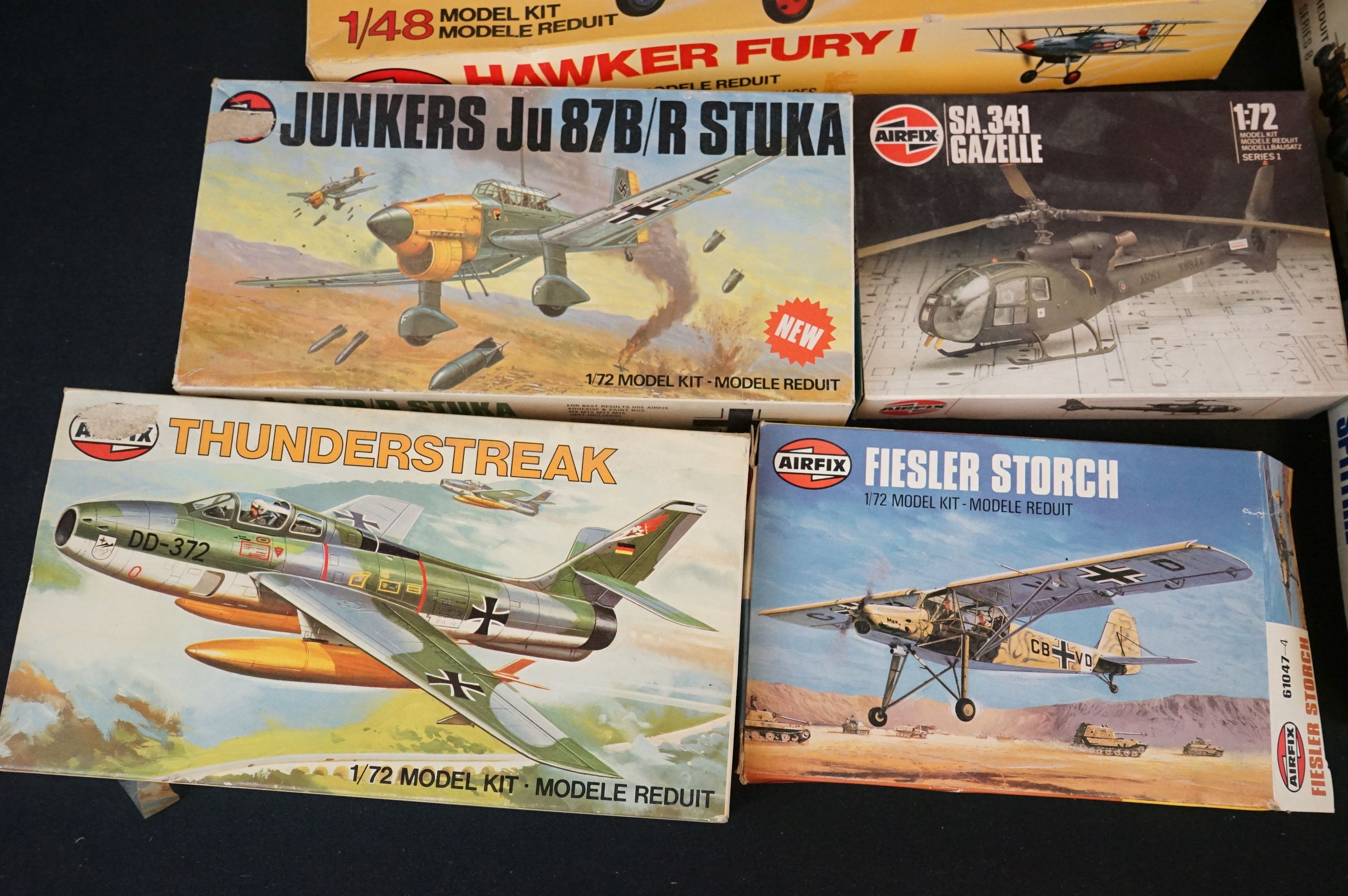 Airfix - 12 Boxed Airfix model kits, unbuilt with instructions, to include 6x 1/72 scale aircraft ( - Image 2 of 9