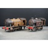 Two Hornby O gauge locomotives to include LMS 70 and clockwork Type 40 BR 82011 in black livery,