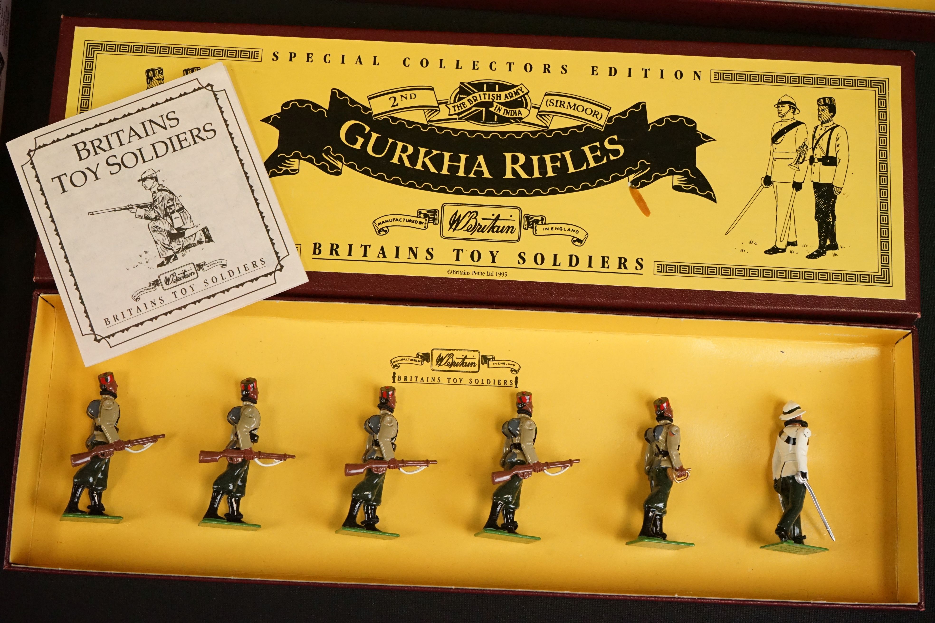 Four boxed Britains Special Collectors Edition metal figure sets to include 8841 Gurkha Rifles, 8833 - Image 5 of 5