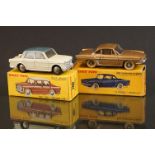 Two boxed French Dinky diecast models to include 531 Fiat 1200 Grande Vue in cream with metallic