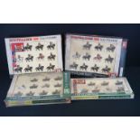 Four Boxed Britains Eyes Right figure sets to include 7835 Sovereigns Escort and 3x 7840 The Mounted