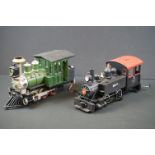 Two G scale locomotives to include Bachmann M&D Toby 0-4-0 and Lionel Large Scale 0-6-0