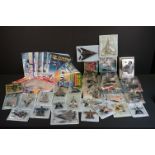 Collection of 40 x carded diecast model planes from magazines to include 18 x Air Combat