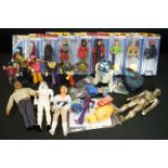 Quantity of figures to include 8 x carded Star Trek 8" figures (Captain Spock, Lieutenant Uhura,