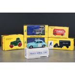 Six boxed Budgie diecast models to include 702 Scammell Scarab Royal Navy, 701 Aveling Barford