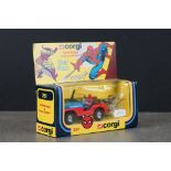 Boxed Corgi 261 Spiderbuggy & Green Goblin Spiderman diecast model complete with Spiderman & Green