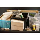 Large quantity of metal figure scenery accessories to include boxed, bagged & unboxed examples