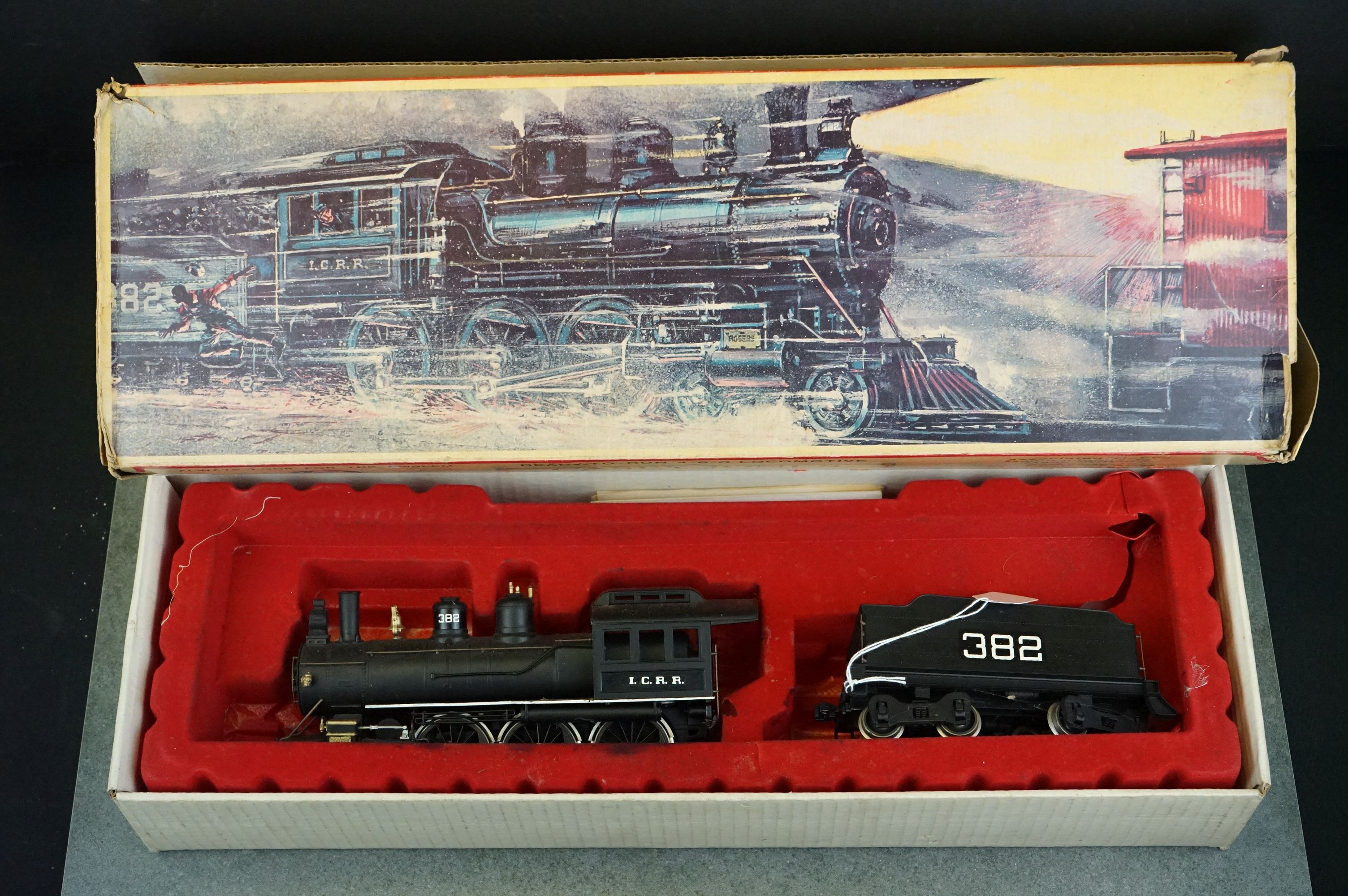 Boxed Rivarossi for AHM O gauge 6995 Casey Jones Cannon Ball Express 4-6-0 7201 BU Locomotive, box