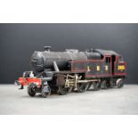 Kit built O gauge LMS 2451 2-6-4 locomotive in black livery, metal & plastic, unmarked, showing some