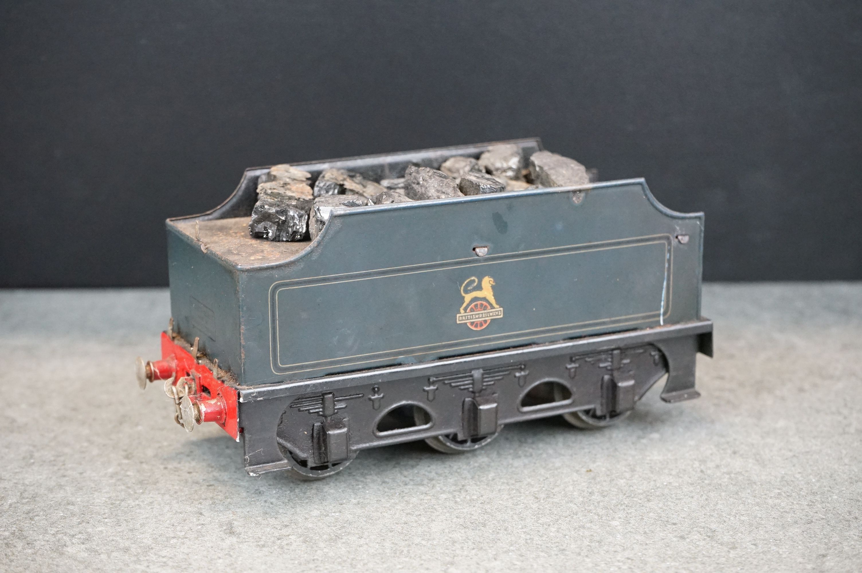 Bassett Lowke O gauge Prince Charles 62078 BR locomotive and tender, showing some play wear but gd - Image 8 of 10