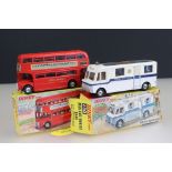 Two boxed Dinky diecast models to include 280 Midland Mobile Bank and 289 Routemaster Bus, diecast
