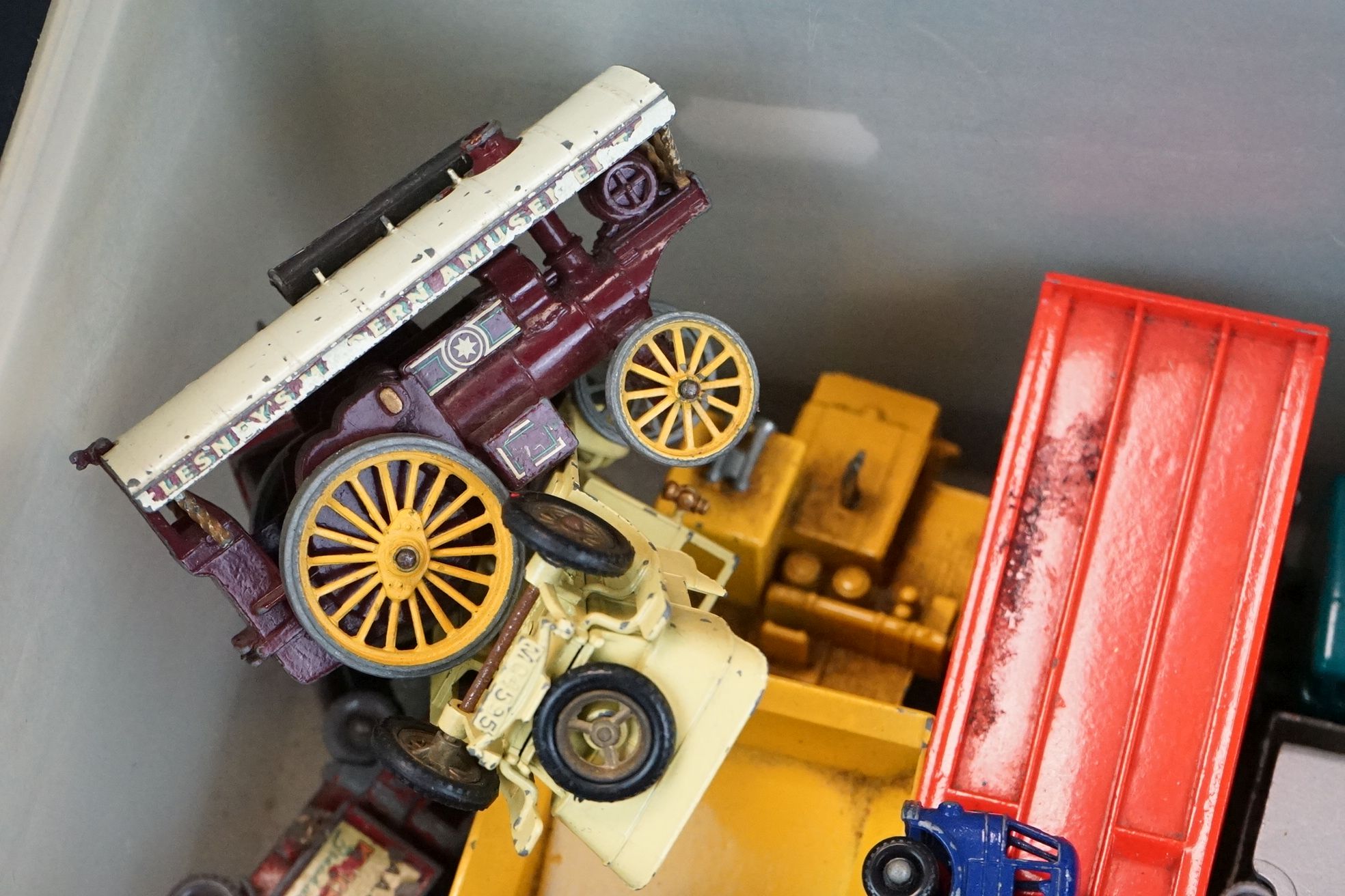 Quantity of 60/70s play worn diecast models to include Matchbox, Dinky, Budgie and Corgi to - Image 6 of 9