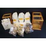 Six Steiff Teddy Bears to include boxed 662621 2008 Teddybar 32, and 5 x bagged (2001, 2002, 2003,