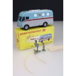 Boxed Dinky Supertoys 987 ABC TV Mobile Control Room diecast model with cameraman and camera,