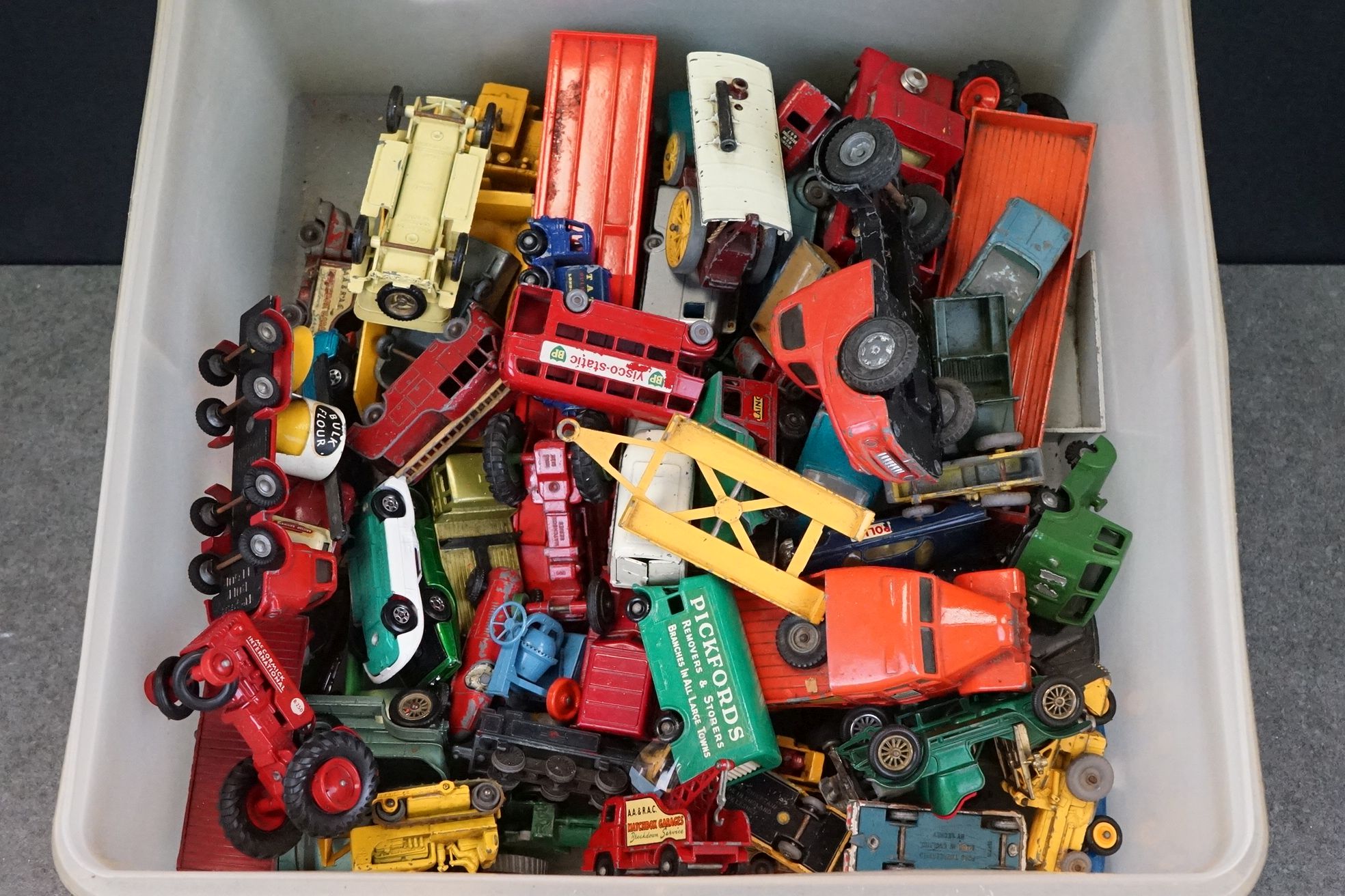 Quantity of 60/70s play worn diecast models to include Matchbox, Dinky, Budgie and Corgi to - Image 5 of 9