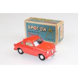 Boxed Triang Spot On 131 Goggomobil Super diecast model in red, with Spot On paperwork, box