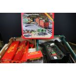 Group of OO gauge model railway to include boxed Hornby R410 Operating Turntable, various track,